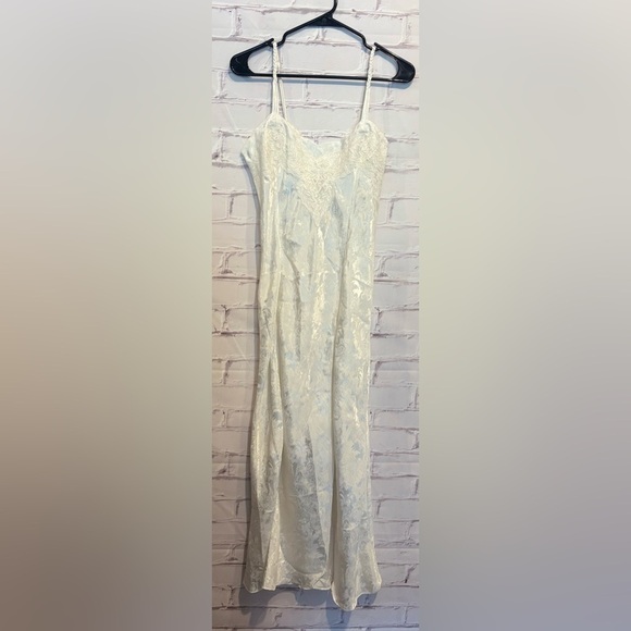 Victoria's Secret Other - Vintage Victoria’s Secret Cream Satin Slip Gown
Size Medium